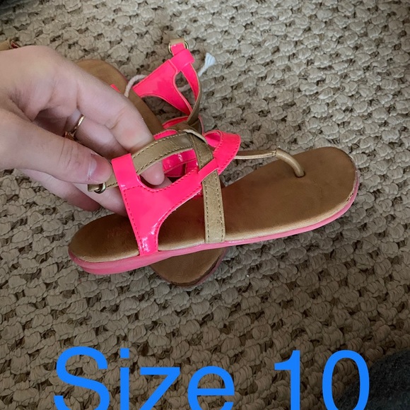 Pink and tan sandals - Picture 1 of 1